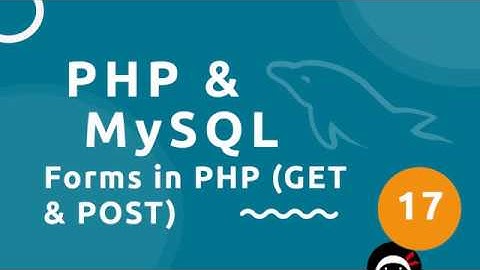 PHP Tutorial (& MySQL) #17 - Forms in PHP