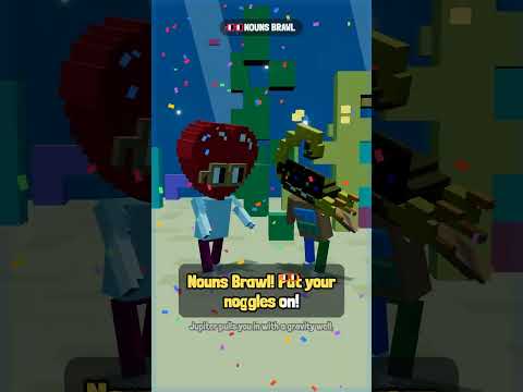 Nouns Brawl: Put Your Noggles On! Heart vs Scorpion #shorts: Noggle Squad sing-along video thumbnail