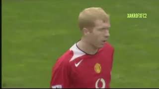 Paul Scholes vs Arsenal FC (Premier League 2004/2005) Home