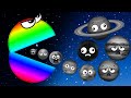 Only hungry rainbow planets  best planet compilation for baby  planets games entertainment