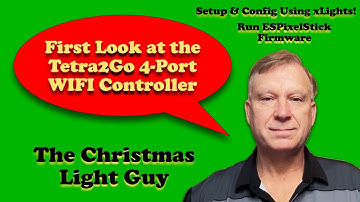 First Look at the Tetra2Go - 4 port WIFI Controller from RGB2GO.com