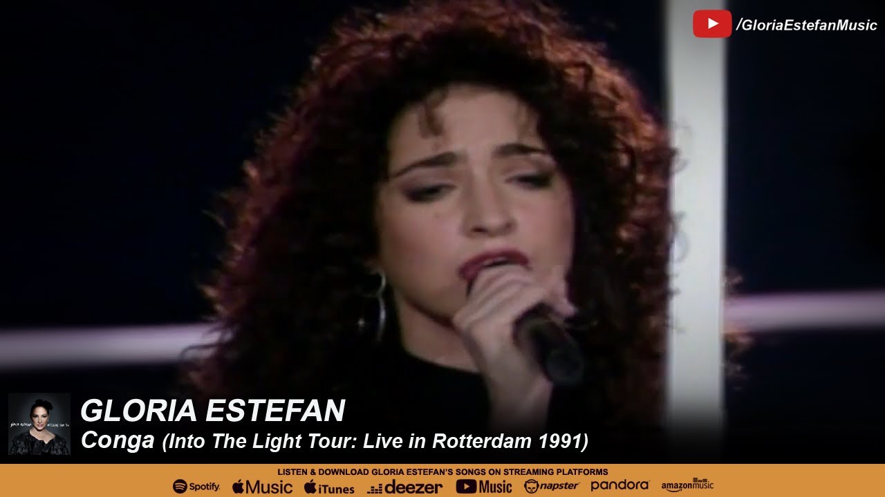 Gloria Estefan Conga (Into The Light Tour Live in Rotterdam 1991