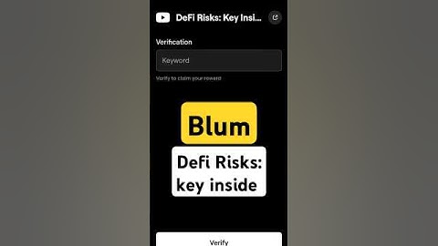 DeFi Risks: Key Insights Blum Code | Blum Code DeFi Risks: Key Insights | Blum key insight | Blumkey