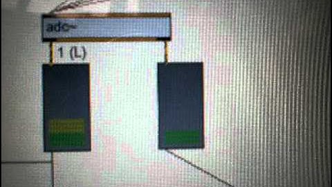 Music Interface Test, MAX/MSP