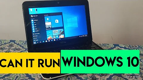 Windows 10 on Old Intel Atom Netbook (Experiment)