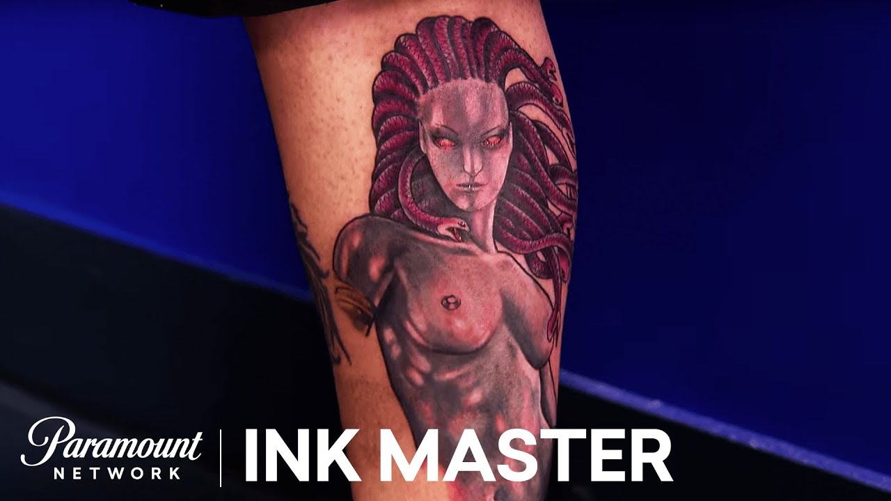elimination tattoo medusa ink