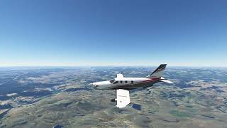 TBM 930 Kamloops to Kelowna Flight  RW 34 (CYKA to CYLW)