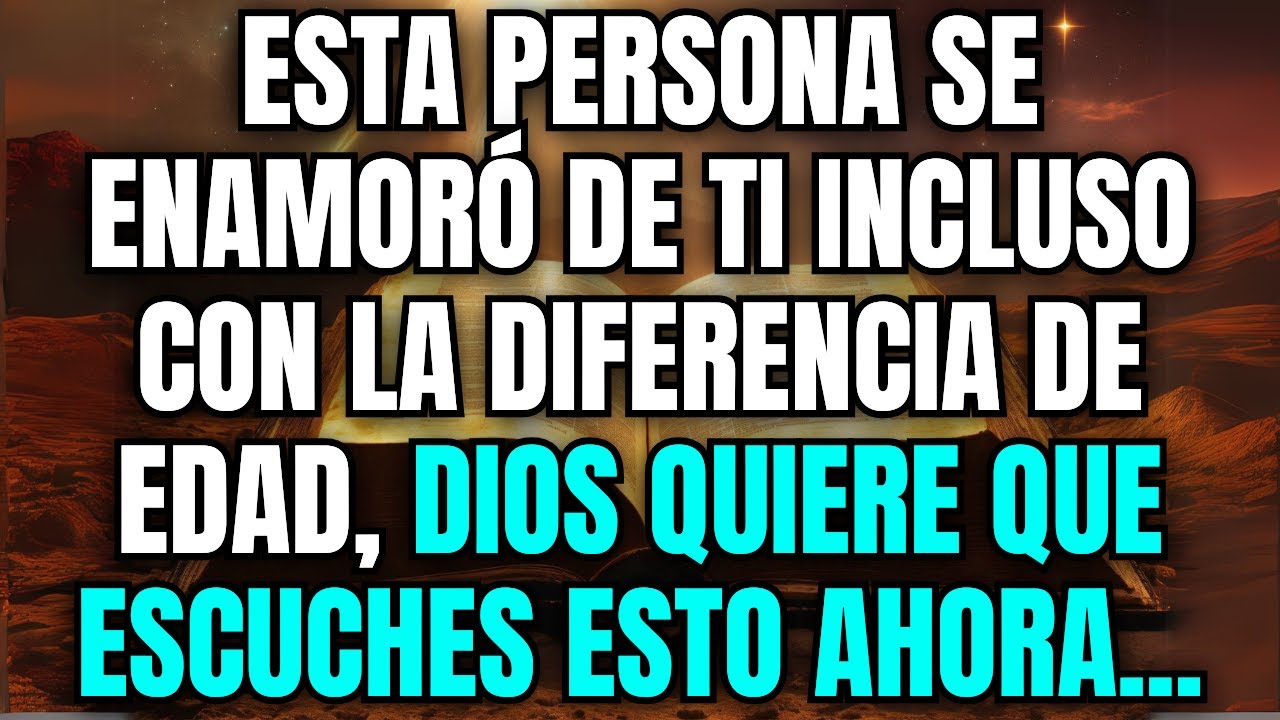 💌 Esta persona se enamoró de ti incluso con la diferencia de edad...