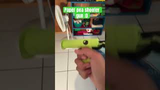 Paper pea shooter gun! (Shoots) #pvz #pvz2 #papercraft