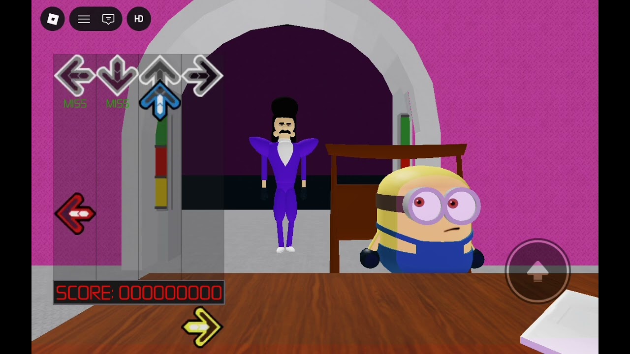 Dance roblox obby escape the Minions XD