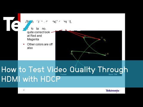 HDCPを使用してHDMIを介してビデオ品質をテストする方法|テクトロニクス