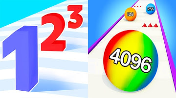 Number Master VS Rolling Ball Run Numbers Game - All Levels SpeedRun Gameplay Android iOS Ep1