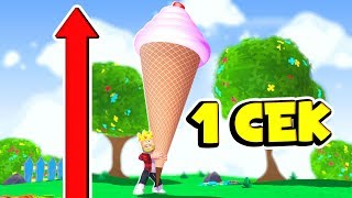 НОВЫЙ МИРОВОЙ РЕКОРД! ГИГАНТСКОЕ МОРОЖЕНОЕ ЗА 1 СЕКУНДУ! ROBLOX