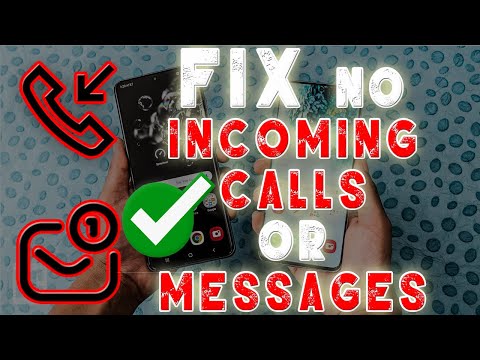 How to fix no incoming calls or messages on any android