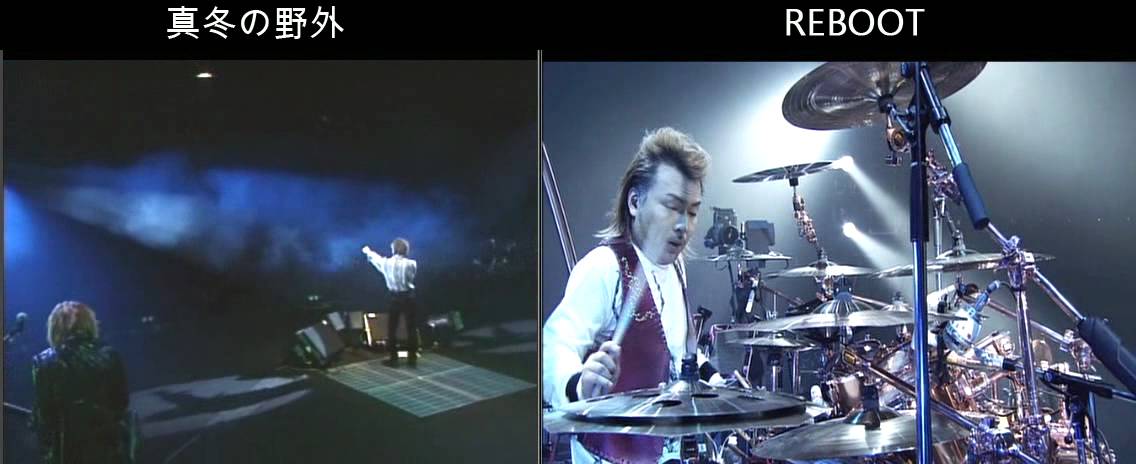 LUNA SEA - IN SILENCE (真冬の野外 vs REBOOT) - YouTube