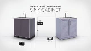 Outdoor Kitchen | Aluminum | Sink Cabinet