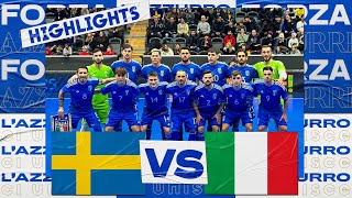 Highlights: Svezia-Italia 7-7 | Futsal | Qualificazioni Mondiali 2024