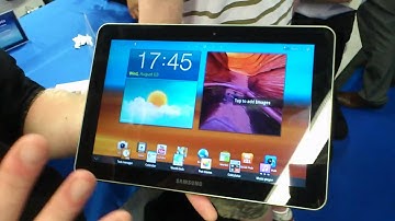 European Galaxy Tab 10.1 Demo from London launch event