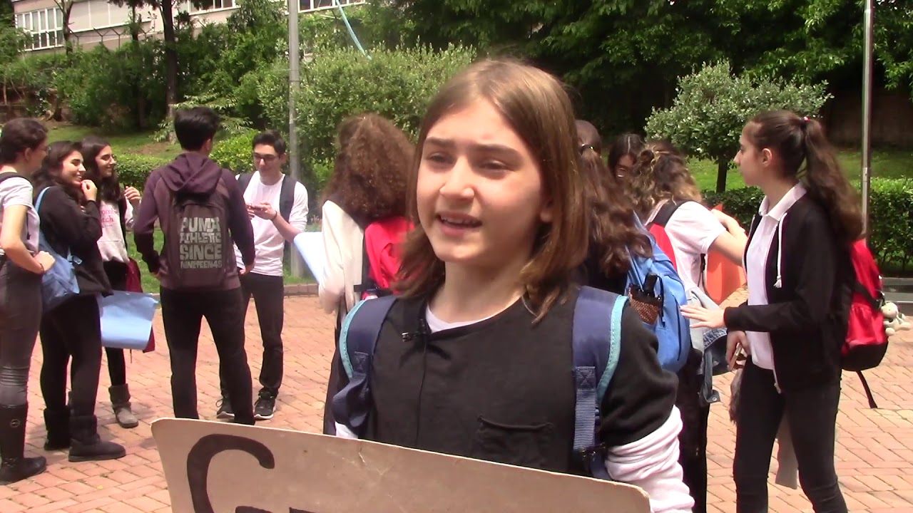 journalism internships İklim Adaleti için ikinci kez okul kıran öğrenciler Maçka Parkı'nda eylem yaptı
