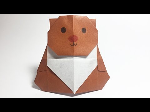 Как сделать бобра оригами