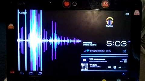 Google Music, Android 4.0 on eeePC netbook