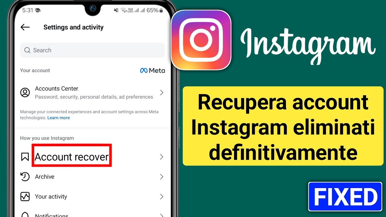 Come recuperare un account Instagram eliminato definitivamente 2025