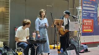 小心碰頭-MC張天賦 (Cover by Kennis Lee) @旺角銀行中心E2Busking 2024.08.25