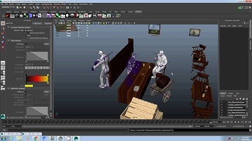 Baking Animation in Maya and Importing to unreal 4 only characters Part 1