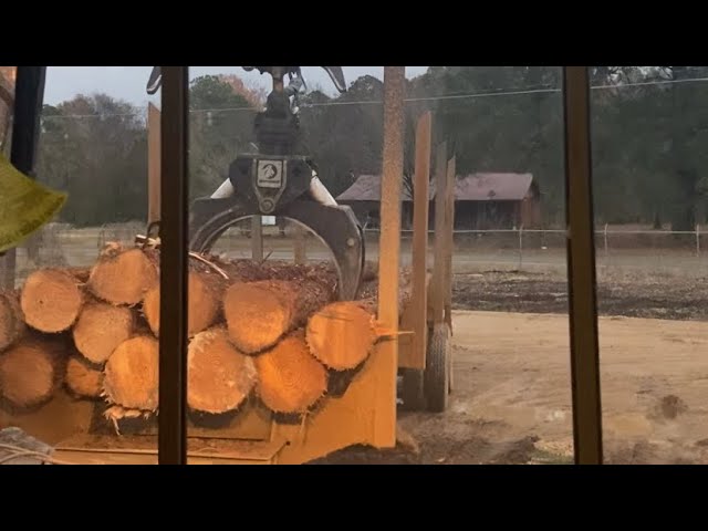 Two more massive timber framing tools I saw at the show