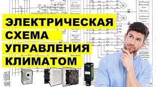 Электрическая схема | Управление климатом ( Обогрев, Охлаждение, Влажность)