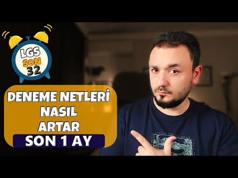 Son 1 Ay | LGS Deneme Netleri Artırma TAKTİKLERİ