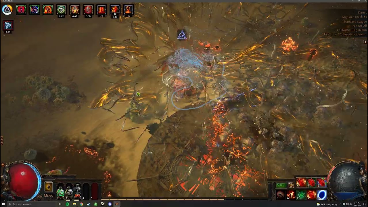 vaal spectral throw