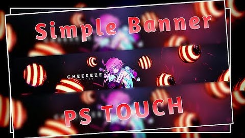 Simple Banner Ps Touch | #tutorial | android