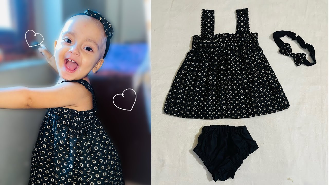 Baby Summer frock cutting and stitching🪡