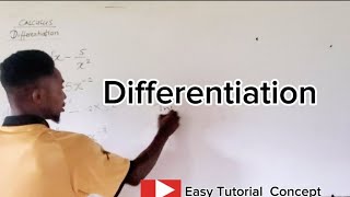 Calculus: Differentiation made easy!