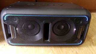 Testing | Sony GTK-XB7 | Hi-fi |470W (Bluetooth/Wireless) | bluetooth | NFC | led lighting speakers