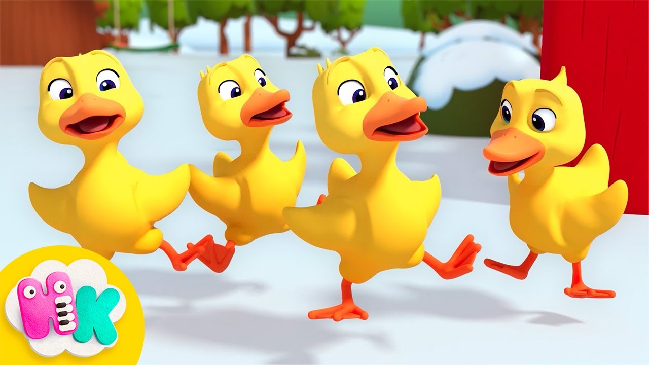 5 Kicsi Kacsa 🦆 Gyerekdalok és mondókák - HeyKids