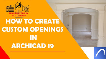 How to Create Custom Openings in ArchiCAD Using the Window Tool