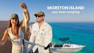 2 Days Exploring Moreton Island! Boat Camping, Fishing & Snorkelling (EPIC) 🇦🇺🔥