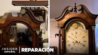 Cómo se restaura un reloj de pie inglés del siglo XIX | Reparación | Insider