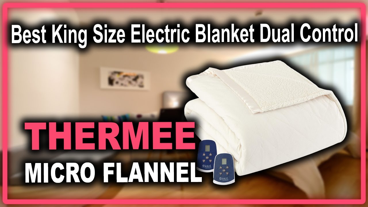 Thermee King Size Micro Flannel Electric Blanket Best Electric