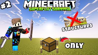 is it possible to survive in superflat world in mcpe.. 😵 | Superflat survival #2| TECHNICAL GAMERZ |