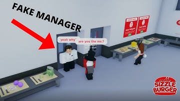 i used exploits to pretend to be a sizzleburger manager...