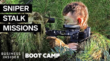 How Army Snipers Train For Combat With Stalk Missions | Boot Camp