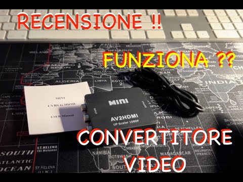 convertitore segnale av to hdmi recensione #retrogaming