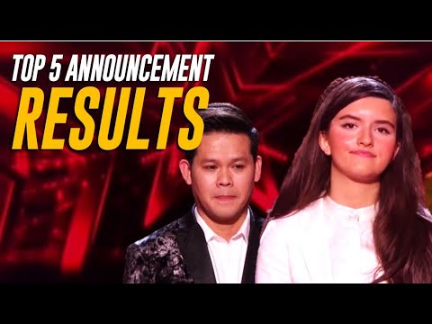 RESULTS PART 1: The TOP 5 America's Got Talent Champions Announcement