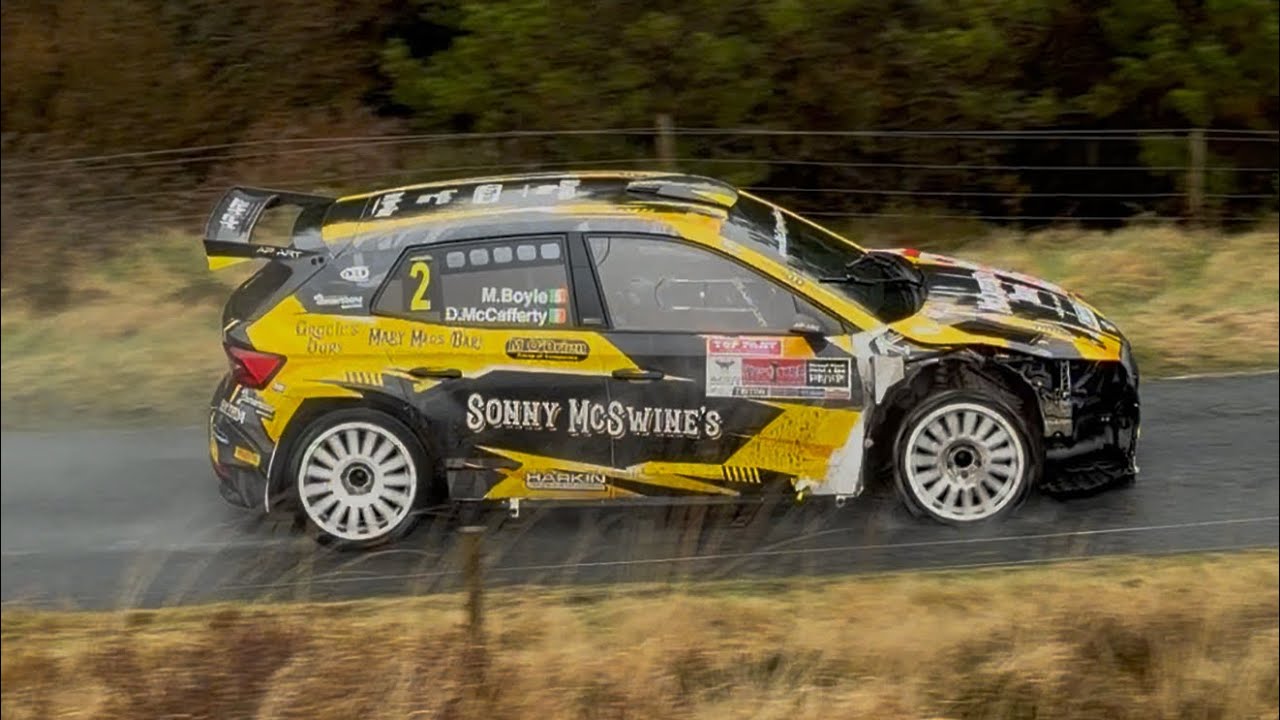 Mayo Rally Courses Mayo Stages Rally 2026. Rain, Rain and a few rally cars. - YouTube