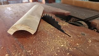 How to make curved wood very simple that you have never seen | Woodworking Wisdom