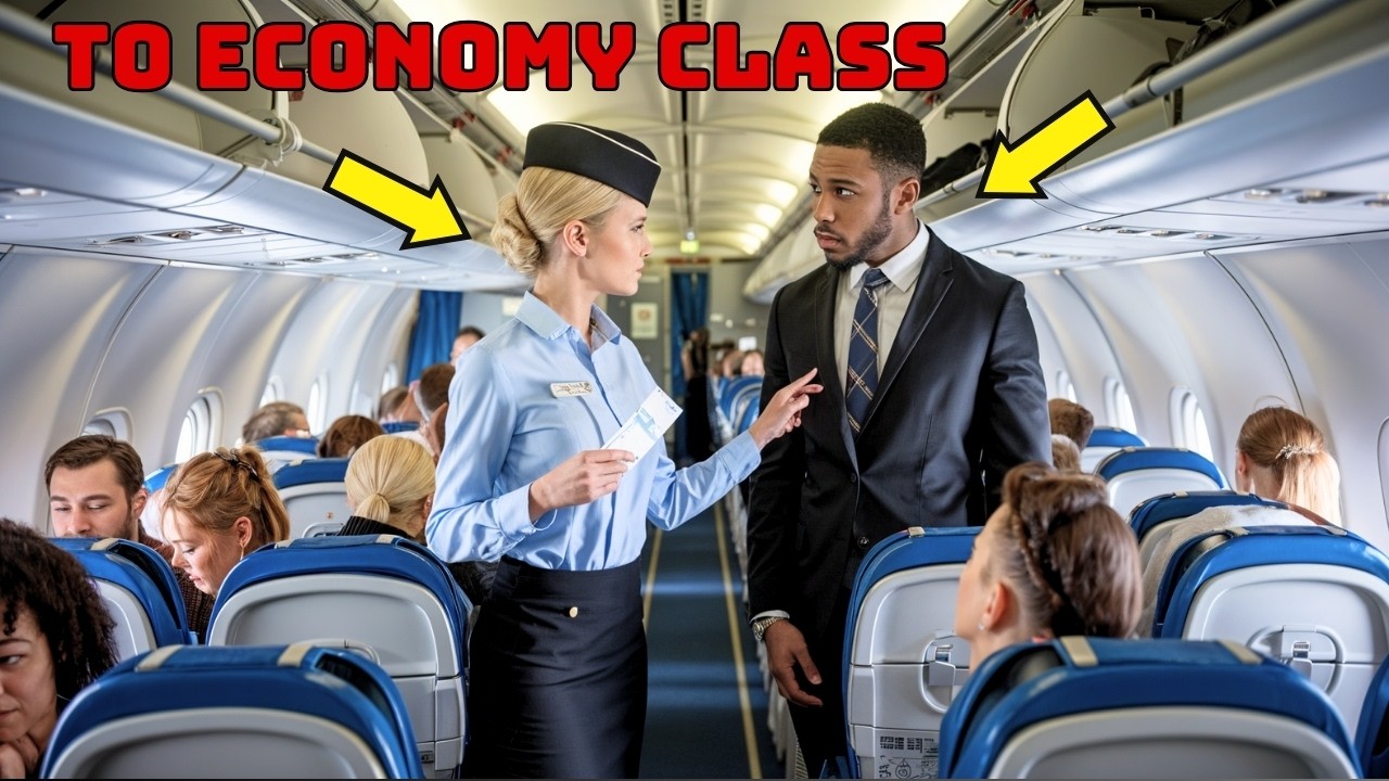 Outline Video Black Pilot FORCED To Sit In ECONOMY Class - What Happens Next Baffles Passengers