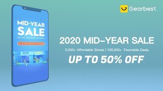 Gearbest 2020 Mid-Year Crazy Sale! Win Xiaomi Redmi Note 8!